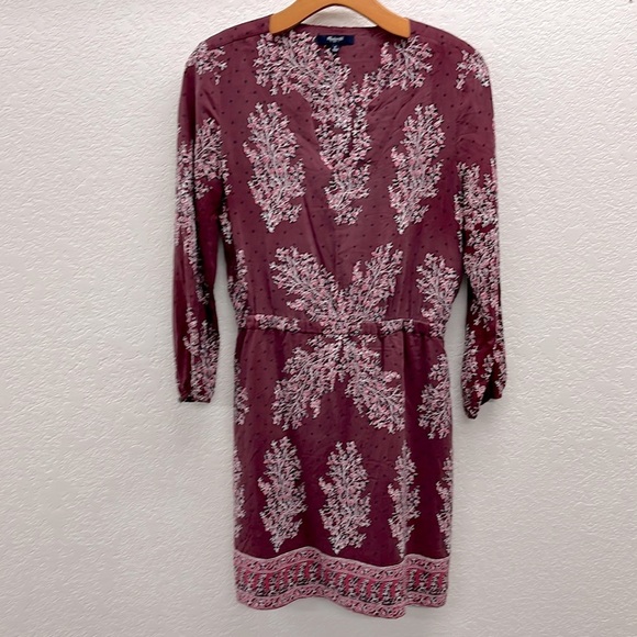 Madewell Silk Lassi Flower Mini Dress 6 - Picture 2 of 9